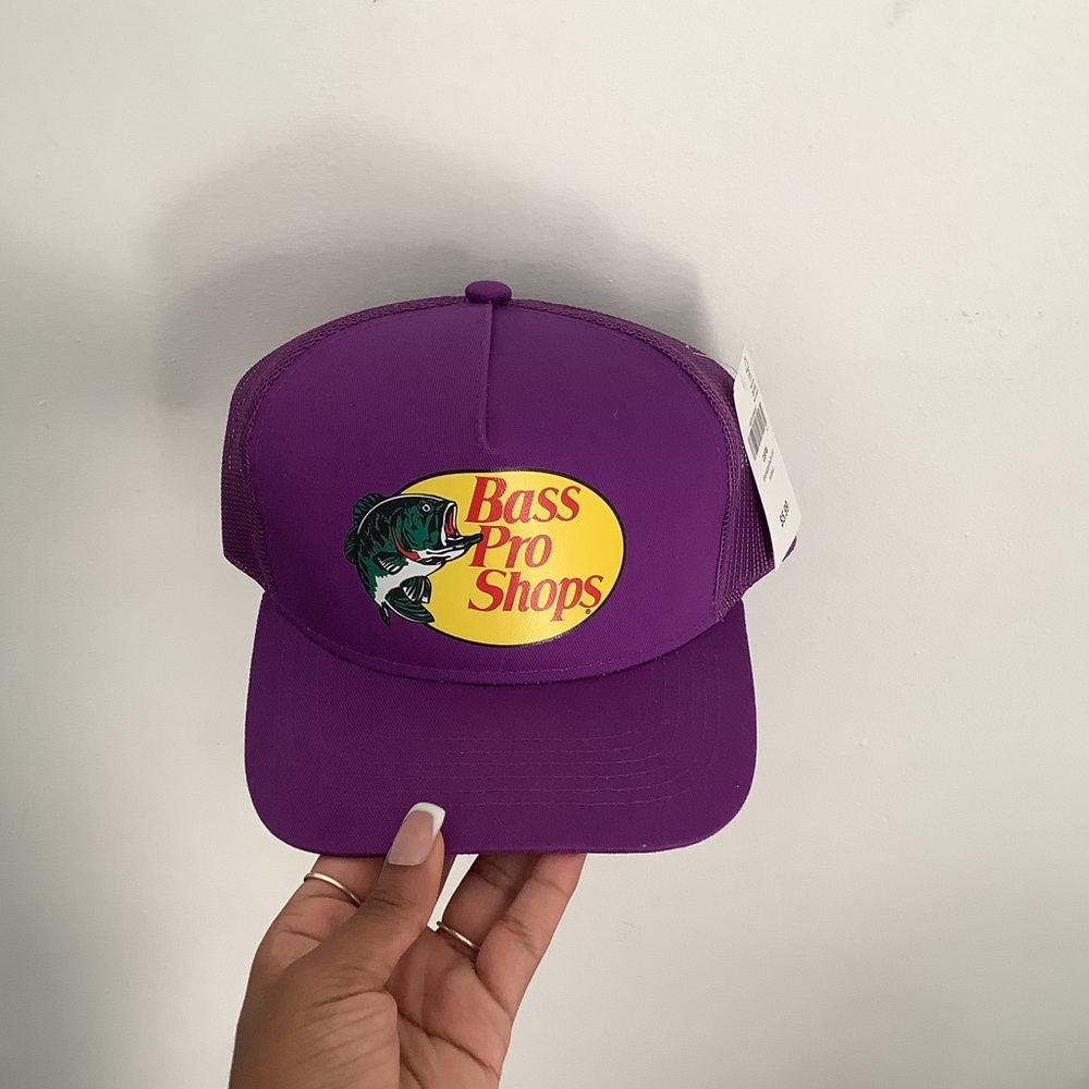 Purple Bass Pro Hat